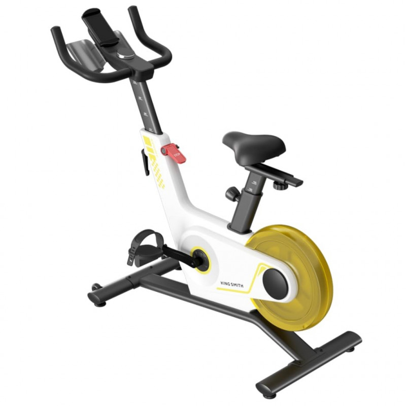 Xiaomi KingSmith PB08S Spinning bike, Σφόνδυλος 8 kg, Μαγνητική αντίσταση, 40 μοίρες, Μέχρι 100 κιλά, LED, Θερμίδες, Απόσταση, Εφαρμογή για κινητά, Λευκό