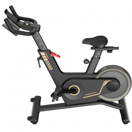 Xiaomi KingSmith PB08S Spinning bike, Σφόνδυλος 8 kg, Μαγνητική αντίσταση, 40 μοίρες, Μέχρι 100 κιλά, LED, Θερμίδες, Απόσταση, Εφαρμογή για κινητά, Μαύρο