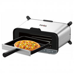 Πολυλειτουργική συσκευή μαγειρέματος 4 σε 1 Oliver Voltz OV51015R, 1700W, 240x225 mm, Προστασία από υπερθέρμανση, Ανοξείδωτο/Μαύρο