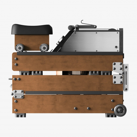 Xiaomi KingSmith WM10 κωπηλατικό μηχάνημα με νερό και μαγνητική αντίσταση, 500N, ράγα 117 cm, 5/32 μοίρες, 15/25 l, πτυσσόμενο, μαύρο/καφέ