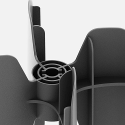 Xiaomi KingSmith WM10 κωπηλατικό μηχάνημα με νερό και μαγνητική αντίσταση, 500N, ράγα 117 cm, 5/32 μοίρες, 15/25 l, πτυσσόμενο, μαύρο/καφέ