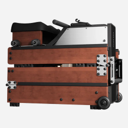 Xiaomi KingSmith WM10 κωπηλατικό μηχάνημα με νερό και μαγνητική αντίσταση, 500N, ράγα 117 cm, 5/32 μοίρες, 15/25 l, πτυσσόμενο, μαύρο/καφέ