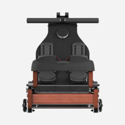 Xiaomi KingSmith WM10 κωπηλατικό μηχάνημα με νερό και μαγνητική αντίσταση, 500N, ράγα 117 cm, 5/32 μοίρες, 15/25 l, πτυσσόμενο, μαύρο/καφέ