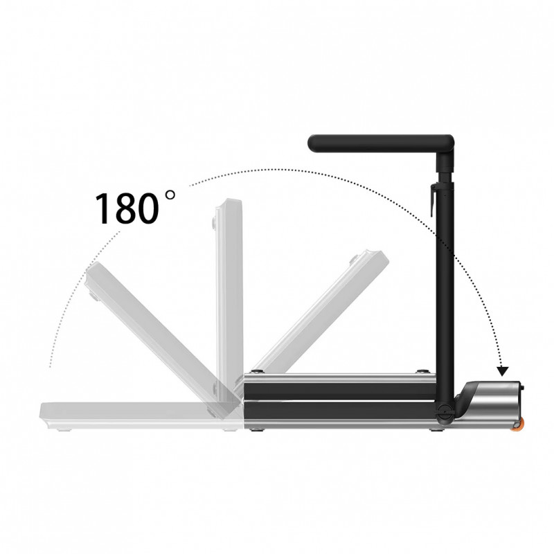 Διάδρομος Xiaomi KingSmith WalkingPad R3 Hybrid+, 746W, 1 hp, Έως 120 kg, 1-12 km/h, Ενσωματωμένη οθόνη, Εφαρμογή για κινητά, Πτυσσόμενο, Μαύρο/γκρι
