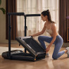 Διάδρομος Xiaomi KingSmith WalkingPad R3 Hybrid+, 746W, 1 hp, Έως 120 kg, 1-12 km/h, Ενσωματωμένη οθόνη, Εφαρμογή για κινητά, Πτυσσόμενο, Μαύρο/γκρι