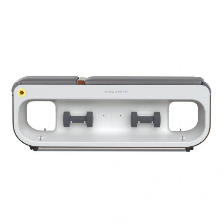 Πολυλειτουργικό Xiaomi KingSmith FBB1C, 2 μοίρες κλίσης, Ολόκληρο το σώμα, Πτυσσόμενο, 15 αξεσουάρ, Λευκό/καφέ