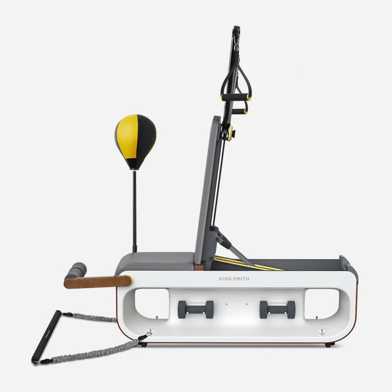 Πολυλειτουργικό Xiaomi KingSmith FBB1C, 2 μοίρες κλίσης, Ολόκληρο το σώμα, Πτυσσόμενο, 15 αξεσουάρ, Λευκό/καφέ