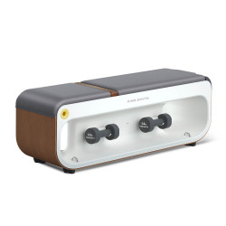 Πολυλειτουργικό Xiaomi KingSmith FBB1C, 2 μοίρες κλίσης, Ολόκληρο το σώμα, Πτυσσόμενο, 15 αξεσουάρ, Λευκό/καφέ