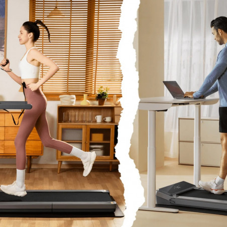 Διάδρομος Xiaomi KingSmith WalkingPad Z3 Hybrid+, 1,2 hp, Έως 110 kg, 1/10 km/h, Wi-Fi, OLED, Κινητό και τηλεχειριστήριο, Προστασία παιδιών, Πτυσσόμενο, Μαύρο