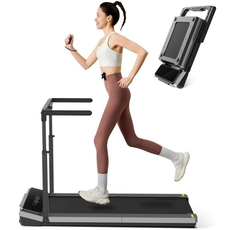 Διάδρομος Xiaomi KingSmith WalkingPad Z3 Hybrid+, 1,2 hp, Έως 110 kg, 1/10 km/h, Wi-Fi, OLED, Κινητό και τηλεχειριστήριο, Προστασία παιδιών, Πτυσσόμενο, Μαύρο