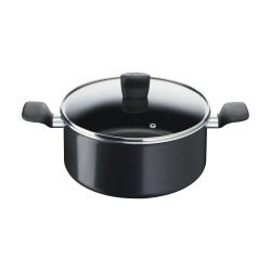 Σετ μαγειρικών σκευών Tefal C2678074 Starter Black, 6 τεμαχίων, Τιτανίου επίστρωση, Χωρίς PFOA, Thermo-Fusion, Thermo-Signal, Επαγωγική, Μαύρο