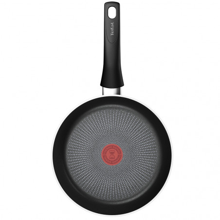 Τηγάνι Tefal C2920253 Force, 20 cm, Αντικολλητική επίστρωση, Thermo-signal, Thermo-Fusion, Επαγωγική, Μαύρο