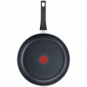Τηγάνι Tefal C2720453 Start&Cook, 24 cm, Τιτανίου επίστρωση, Thermo-signal, Thermo-Fusion, Επαγωγική, Μαύρο