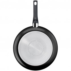 Τηγάνι Tefal C2720653 Start&Cook, 28 cm, Τιτανίου επίστρωση, Thermo-signal, Thermo-Fusion, Επαγωγική, Μαύρο