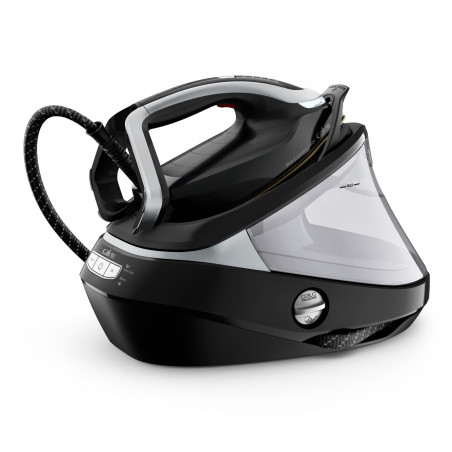 Ατμοσίδερο Tefal Pro Express Vision GV9821E0, 3000 W, 9 bar, 1,2 l, 800 g/min, Smart Steam, Σύστημα κατά της στάγδην και του ασβεστίου, Κάθετο σιδέρωμα, Μαύρο/γκρι