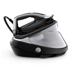 Ατμοσίδερο Tefal Pro Express Vision GV9821E0, 3000 W, 9 bar, 1,2 l, 800 g/min, Smart Steam, Σύστημα κατά της στάγδην και του ασβεστίου, Κάθετο σιδέρωμα, Μαύρο/γκρι