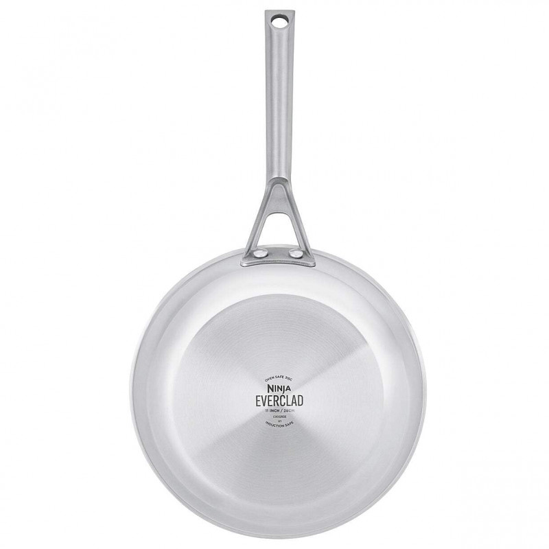 Τηγάνι Ninja EverClad C90028DE, 28 cm, Τριπλό στρώμα, Κατάλληλο και για φούρνο έως 315°C, Χωρίς PFAS, Επαγωγικό, Ανοξείδωτο