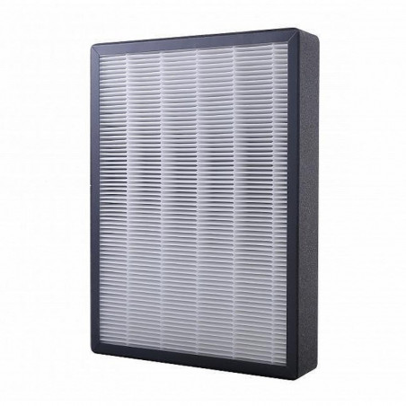 Ανταλλακτικό φίλτρο για καθαριστή και υγραντήρα αέρα Oberon 110 HYBRID, Διπλή φίλτρανση, HEPA, Ενεργός άνθρακας, Απορρόφηση οσμών, Βακτήρια, Λεπτά σωματίδια, Μαύρο