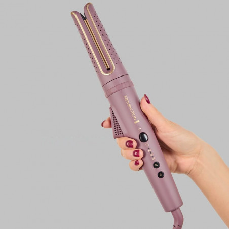 Σίδερο μαλλιών Remington CI8930 AIRvive™, 25 W, 3 ρυθμίσεις έως 210C, Κεραμική επίστρωση, Ionic Air, Μωβ/Χρυσό