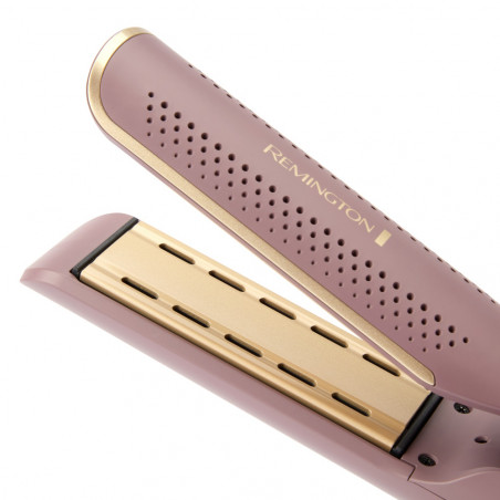 Σίδερο μαλλιών 2 σε 1 Remington AS8930 AIRvive™, 135 W, 3 ρυθμίσεις έως 190C, 2 λειτουργίες, Κεραμική επίστρωση, Ιονισμός, Μωβ/Χρυσό