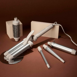 Συσκευή για το styling των μαλλιών 5 σε 1 Remington CI41MS5 Trendology, 92 W, 5 ρυθμίσεις έως 210C, Κεραμική επίστρωση, Ionic Air, Οθόνη LED, Μωβ/Χρυσό,