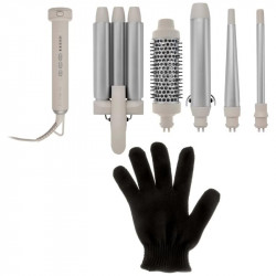 Συσκευή για το styling των μαλλιών 5 σε 1 Remington CI41MS5 Trendology, 92 W, 5 ρυθμίσεις έως 210C, Κεραμική επίστρωση, Ionic Air, Οθόνη LED, Μωβ/Χρυσό,