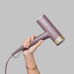 Στεγνωτήρας μαλλιών Remington EC8930 AIRvive™, 1600W, 110000 στροφές/λεπτό, 2 ταχύτητες, 3 ρυθμίσεις θερμοκρασίας, Ionic Air, Cool shot, Μωβ/Χρυσό