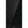 Εντοιχισμένη εστία από γυαλί-κεραμικό Gorenje ECT322BCSC, 2900 W, 9 επίπεδα θερμότητας, 2 ζώνες, StopGo, StayWarm, Παιδικό κλείδωμα, Μαύρο