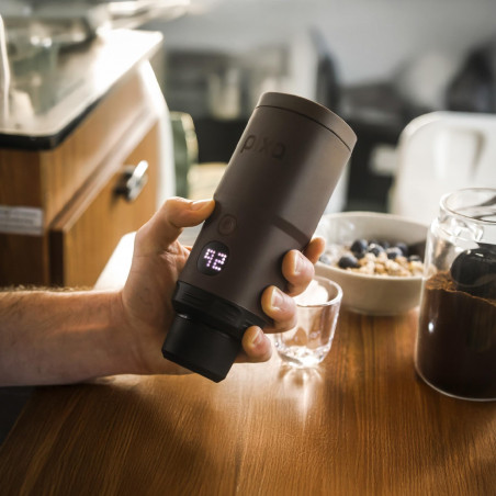 Φορητή μηχανή εσπρέσο Wacaco Pixapresso, 20 bar, 210 ml, για αλεσμένο καφέ και κάψουλες, 9000 mAh, Καφέ