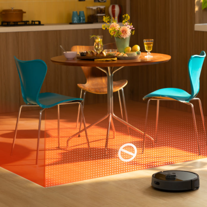 Ρομπότ σκούπα Roborock Q7 TF+, 10000 Pa, 150 λεπτά, Έξυπνη χαρτογράφηση 3D, Ξηρό/υγρό, Φωνητικές εντολές, Χρονοδιάγραμμα, Μνήμη, PreciSense® LiDAR, Μαύρο