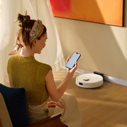 Ρομπότ σκούπα Roborock Q10 PF+, 10000 Pa, 150 λεπτά, 0,35 l, Wi-Fi, Ξηρό/υγρό, Αυτόματη ανύψωση σφουγγαρίστρας, 360° LiDAR, 3D χαρτογράφηση, Φωνητικός έλεγχος, Λευκό