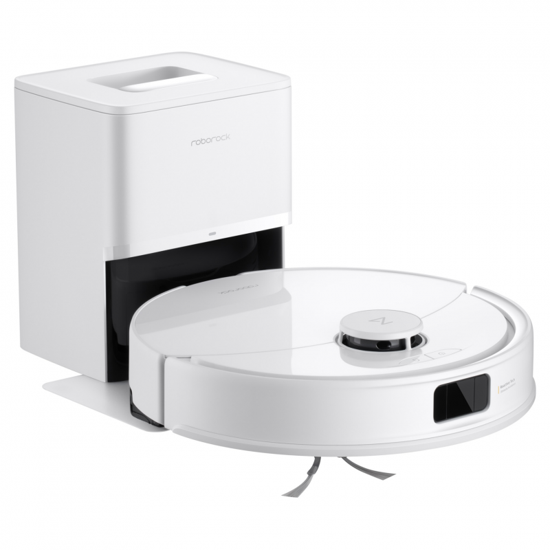 Ρομπότ σκούπα Roborock Q10 PF+, 10000 Pa, 150 λεπτά, 0,35 l, Wi-Fi, Ξηρό/υγρό, Αυτόματη ανύψωση σφουγγαρίστρας, 360° LiDAR, 3D χαρτογράφηση, Φωνητικός έλεγχος, Λευκό