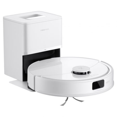 Ρομπότ σκούπα Roborock Q10 PF+, 10000 Pa, 150 λεπτά, 0,35 l, Wi-Fi, Ξηρό/υγρό, Αυτόματη ανύψωση σφουγγαρίστρας, 360° LiDAR, 3D χαρτογράφηση, Φωνητικός έλεγχος, Λευκό