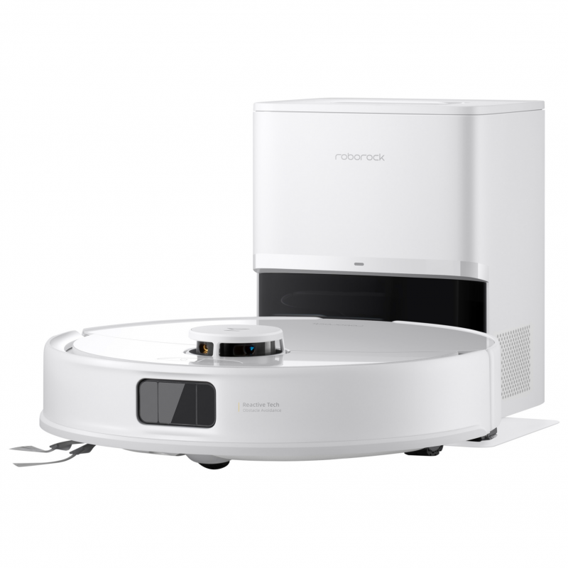 Ρομπότ σκούπα Roborock Q10 PF+, 10000 Pa, 150 λεπτά, 0,35 l, Wi-Fi, Ξηρό/υγρό, Αυτόματη ανύψωση σφουγγαρίστρας, 360° LiDAR, 3D χαρτογράφηση, Φωνητικός έλεγχος, Λευκό