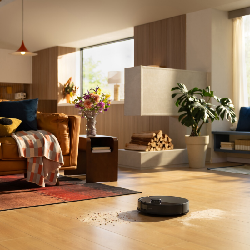 Ρομπότ σκούπα Roborock Q10 PF+, 10000 Pa, 150 λεπτά, 0,35 λίτρα, Wi-Fi, Ξηρό/υγρό, Αυτόματη ανύψωση σφουγγαρίστρας, 360° LiDAR, 3D χαρτογράφηση, Φωνητικός έλεγχος, Μαύρο