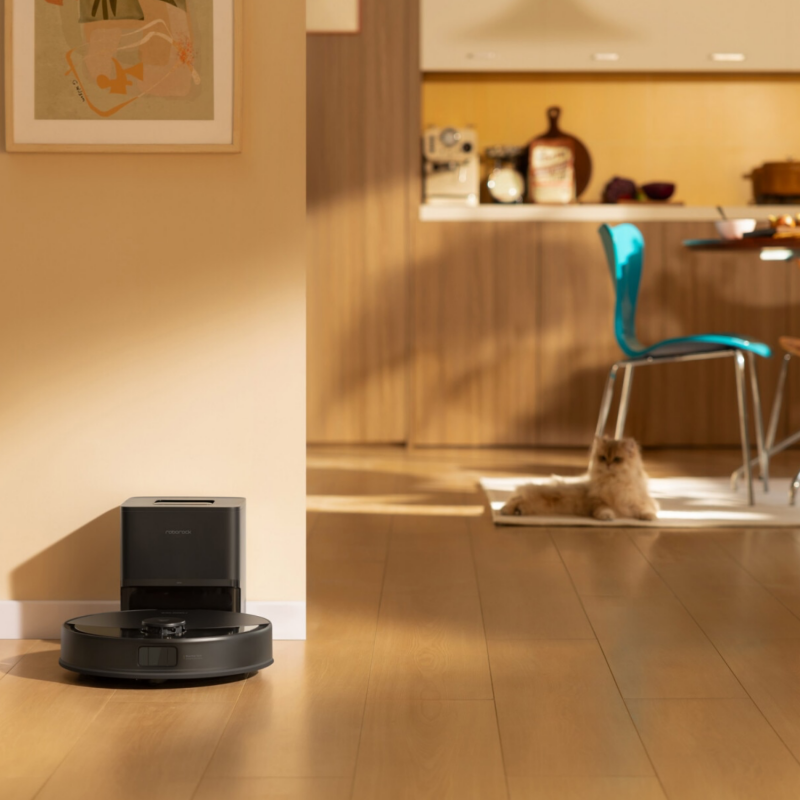 Ρομπότ σκούπα Roborock Q10 PF+, 10000 Pa, 150 λεπτά, 0,35 λίτρα, Wi-Fi, Ξηρό/υγρό, Αυτόματη ανύψωση σφουγγαρίστρας, 360° LiDAR, 3D χαρτογράφηση, Φωνητικός έλεγχος, Μαύρο