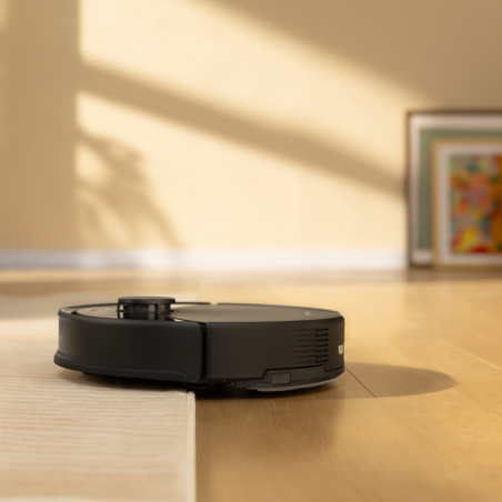 Ρομπότ σκούπα Roborock Q10 PF+, 10000 Pa, 150 λεπτά, 0,35 λίτρα, Wi-Fi, Ξηρό/υγρό, Αυτόματη ανύψωση σφουγγαρίστρας, 360° LiDAR, 3D χαρτογράφηση, Φωνητικός έλεγχος, Μαύρο
