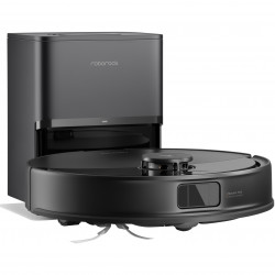 Прахосмукачка робот Roborock Q10 PF+, 10000 Pa, 150 мин, 0.35 л, Wi-Fi, Сухо/мокро, Автоматично повдигане на мопа, 360° LiDAR, 3D картографиране, Гласово управление, Черен