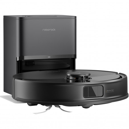 Ρομπότ σκούπα Roborock Q10 PF+, 10000 Pa, 150 λεπτά, 0,35 λίτρα, Wi-Fi, Ξηρό/υγρό, Αυτόματη ανύψωση σφουγγαρίστρας, 360° LiDAR, 3D χαρτογράφηση, Φωνητικός έλεγχος, Μαύρο