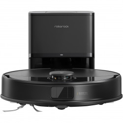 Прахосмукачка робот Roborock Q10 PF+, 10000 Pa, 150 мин, 0.35 л, Wi-Fi, Сухо/мокро, Автоматично повдигане на мопа, 360° LiDAR, 3D картографиране, Гласово управление, Черен