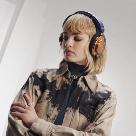 Ασύρματα ακουστικά Dyson OnTrac CNC Copper 759558-01, ANC, Έως 55 ώρες, Bluetooth, Μπλε/Χάλκινο