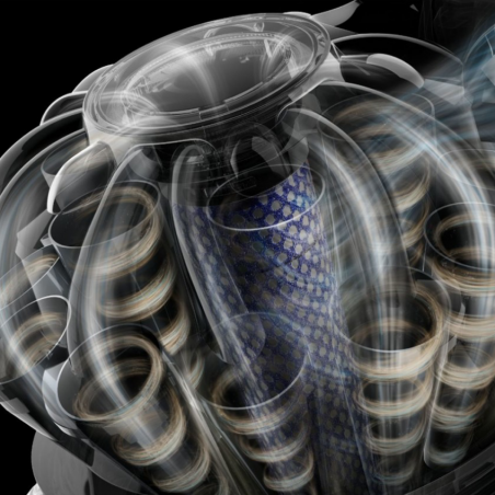 Κάθετη σκούπα Dyson V8 Cyclone SV55 MAGn/Bk 226587-01, 150AW, 0,54 l, 3 λειτουργίες, Χωρίς απώλεια ισχύος, Υγιεινή εκκένωση, Πλήρως σφραγισμένη φίλτρανση, Μαύρο/μαγνήσιο