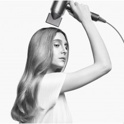 Στεγνωτήρας μαλλιών Dyson Supersonic HD07 Pbu/Rco 113312-01, 1600W, 3 ταχύτητες, 4 θερμοκρασίες, Cool shot, 110 000 στροφές/λεπτό, Ιονισμός, Αξεσουάρ, Μπλε/Χάλκινο