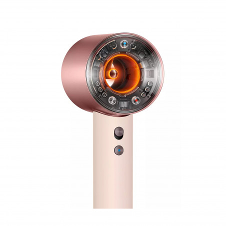 Στεγνωτήρας μαλλιών Dyson HD16 Supersonic Nural Ceramic Pink/Rose Gold Straight+Wavy 113407-01, 1600W, 3 ταχύτητες, 4 θερμοκρασίες, Αρνητικά ιόντα, 5 εξαρτήματα, Προστασία του τριχωτού της κεφαλής, Κεραμικό ροζ/ροζ χρυσό