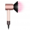 Στεγνωτήρας μαλλιών Dyson HD16 Supersonic Nural Ceramic Pink/Rose Gold Straight+Wavy 113407-01, 1600W, 3 ταχύτητες, 4 θερμοκρασίες, Αρνητικά ιόντα, 5 εξαρτήματα, Προστασία του τριχωτού της κεφαλής, Κεραμικό ροζ/ροζ χρυσό