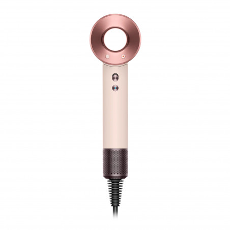 Στεγνωτήρας μαλλιών Dyson HD16 Supersonic Nural Ceramic Pink/Rose Gold Straight+Wavy 113407-01, 1600W, 3 ταχύτητες, 4 θερμοκρασίες, Αρνητικά ιόντα, 5 εξαρτήματα, Προστασία του τριχωτού της κεφαλής, Κεραμικό ροζ/ροζ χρυσό