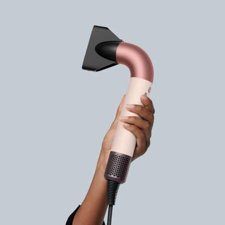 Στεγνωτήρας μαλλιών Dyson HD17 Supersonic r Ceramic Pink/Rose Gold Straight+Wavy 113332-01, 1700W, 4 έξυπνες ρυθμίσεις θερμοκρασίας, 3 ταχύτητες, Ιονισμός, Αναγνώριση εξαρτημάτων RFID, Προστασία του τριχωτού της κεφαλής, Κεραμικό ροζ/ροζ χρυσό