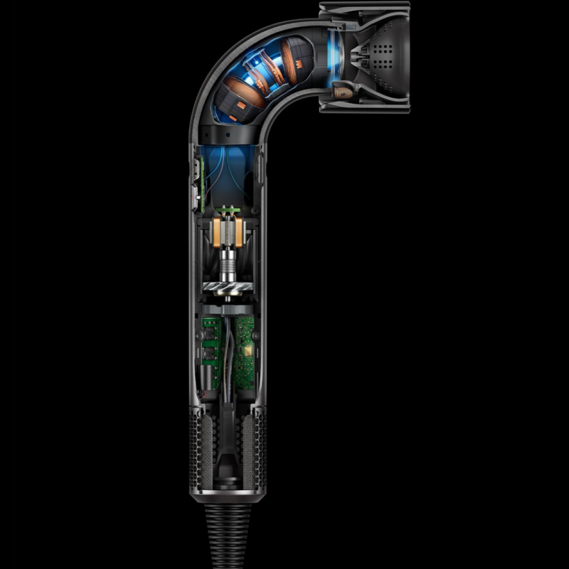 Στεγνωτήρας μαλλιών Dyson HD17 Supersonic r Ceramic Pink/Rose Gold Straight+Wavy 113332-01, 1700W, 4 έξυπνες ρυθμίσεις θερμοκρασίας, 3 ταχύτητες, Ιονισμός, Αναγνώριση εξαρτημάτων RFID, Προστασία του τριχωτού της κεφαλής, Κεραμικό ροζ/ροζ χρυσό