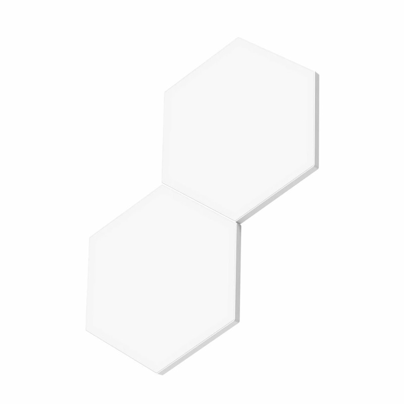 Σετ 10 τεμαχίων Smart LED πάνελ Govee Glide Hexa RGBIC H6061, Μουσική συγχρονισμός, Wi-Fi, Φωνητικός έλεγχος, Λευκό