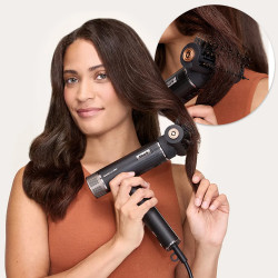 Στεγνωτήρας μαλλιών 3 σε 1 Shark SpeedStyle Pro HD731EU, 1750W, 3 ταχύτητες, 4 ρυθμοί, Coanda, αναγνώριση ακροφυσίου iQ, προστασία του τριχωτού της κεφαλής, μαύρος